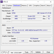 CPU-Z - Placa base