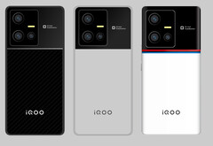 Renders conceptuales del iQOO 10 y del iQOO 10 BMW. (Fuente de la imagen: Digital Chat Station & @UniverseIce - editado)