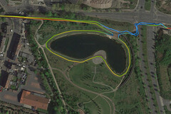 Garmin Edge 500 - Ciclismo alrededor del estanque