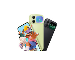 Una pantalla secundaria de 240 x 296 en la parte trasera funciona como visor para selfies y muestra alertas de llamadas y controles de música.
