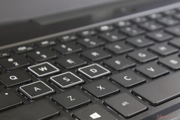 Las llaves QWERTY tienen un ruido silencioso con respuesta satisfactoria