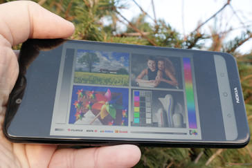 Uso del Nokia 5.1 Plus bajo la luz solar directa