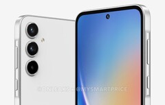 Después del Galaxy A15, el Galaxy A35 aparentemente también tiene una protuberancia en el marco. (Fuente de la imagen: @OnLeaks / MySmartPrice)