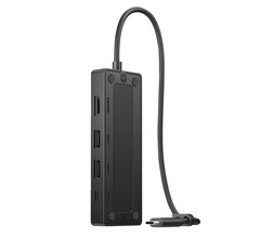 El HP USB-C Travel Hub G3 pesa sólo 63,5 g y mide 116 x 42 x 14 mm. (Fuente de la imagen: HP)