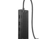 El HP USB-C Travel Hub G3 pesa sólo 63,5 g y mide 116 x 42 x 14 mm. (Fuente de la imagen: HP)