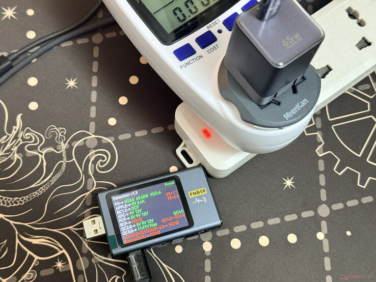 Prueba del protocolo de carga del Ugreen Nexode Air de 65 W
