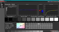 Escala de grises tras la calibración