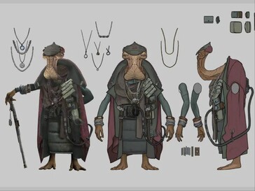 Supuesta imagen filtrada de un personaje llamado Jotraaaz Kammzzzek de Star Wars Eclipse. (Fuente de la imagen: MP1st)