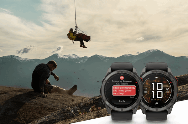 El Fenix 8 Pro admite comunicación por satélite, pero detrás de un muro de pago. (Fuente de la imagen: Garmin)