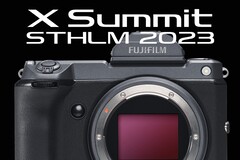 Está previsto que Fujifilm presente la GFX100 II en su X Summit de Estocolmo (Suecia) en septiembre. (Fuente de la imagen: Fujifilm - editado)