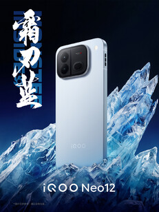 El iQOO en el acabado Frost Blade Blue Black
