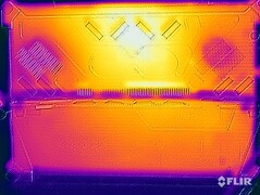 Prueba de resistencia a las temperaturas superficiales (trasera sin caballete)