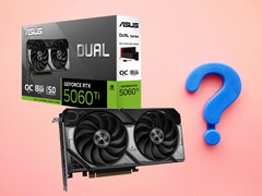 Aparte del tamaño de la VRAM, la RTX 5060 Ti de 8 GB presenta las mismas especificaciones que la RTX 5060 Ti de 16 GB. (Fuente de la imagen: Asus, Unsplash editado)