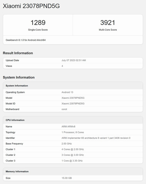 (Fuente de la imagen: Geekbench)