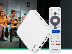 Acer ha corregido las especificaciones del Google TV Box 4K UHD. En la imagen: una imagen promocional del dispositivo. (Fuente de la imagen: Acer)