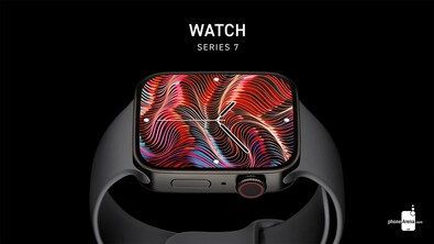 Apple Render del concepto no oficial del Watch Series 7. (Fuente de la imagen: PhoneArena)