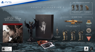 Ediciones previas al pedido de Death Stranding 2 (Fuente de la imagen: cuenta X de Kojima Productions)
