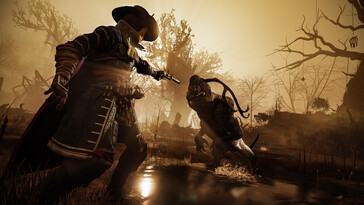 Una imagen que muestra una criatura en GreedFall.