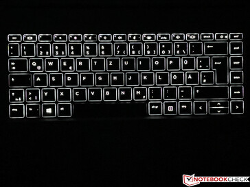 Iluminación del teclado