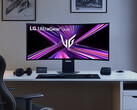 La UltraGear OLED 45GX950A luce una curvatura 800R. (Fuente de la imagen: LG)