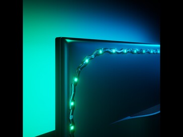 Instalación de la tira luminosa Nanoleaf PC Screen Mirror (Fuente de la imagen: Nanoleaf PR)