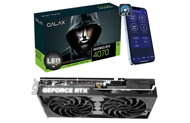 Aparentemente, Galax no señala la lentitud de la memoria gráfica en el embalaje. (Fuente de la imagen: VideoCardz)
