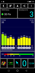 Prueba de GPS al aire libre