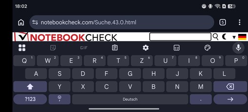 Teclado del Oppo Find X9 Ultra