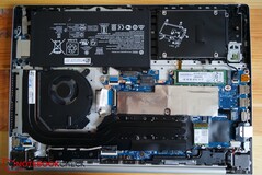 Una mirada al ProBook 450 G6 sin su placa inferior