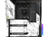 El contraste de la calcomanía de mármol blanco y negro de la X670E Taichi Carrara hace que sea una buena opción para aquellos que buscan crear una construcción blanca (Fuente de la imagen: ASRock)