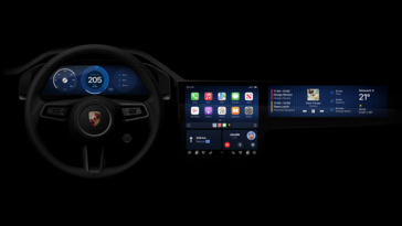 La próxima generación de CarPlay para Porsche (Imagen: Porsche)