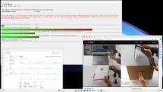 Latencia máxima al abrir varias pestañas del navegador y reproducir material de vídeo 4K
