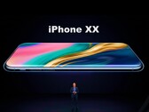 render del diseño del iPhone 20/XX generado por Gemini.