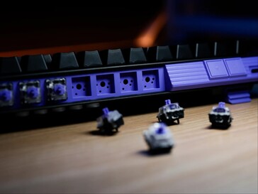 Almacenamiento integrado para los nueve interruptores magnéticos.