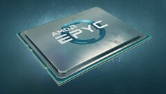 La EPYC Milán ES funcionó hasta 2,2 GHz (Fuente de la imagen: AMD)