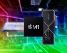 Apple Los chips de la serie M1 podrían desafiar a los Threadrippers de AMD y a las tarjetas Ampere de Nvidia en algunas pruebas. (Fuente de la imagen: AMD/Apple/Nvidia/Pinterest - editado)