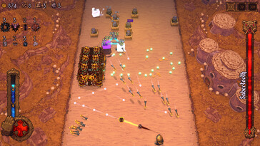 En la imagen: una captura de pantalla del juego BALL x PIT.