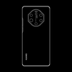 ¿El diseño de la cámara de la Mate 40 Pro Plus es llamativo o feo? (Fuente de la imagen: @duanrui1205)