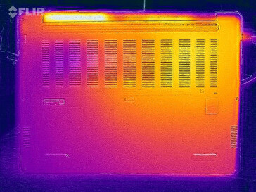 Prueba de resistencia a las temperaturas de la superficie (parte inferior)