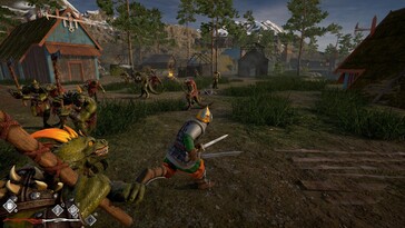 En la imagen: Una captura de pantalla de juego de Lizards Must Die.