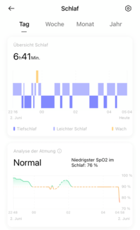 App: Registro del sueño