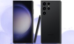 Se espera que el Samsung Galaxy S23 Ultra venga con opciones de almacenamiento de 256 GB, 512 GB y 1 TB. (Fuente de la imagen: @evleaks &amp;amp; Unsplash - editado)