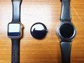 El Pixel Watch entre un Apple Watch y un Samsung Galaxy Watch. (Fuente de la imagen: u/tagtech414)