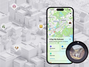La pantalla de tinta electrónica de esta etiqueta inteligente puede mostrar imágenes personalizadas (Fuente de la imagen: Pitag)