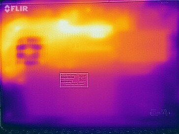 Prueba de tensión de las temperaturas de la superficie (abajo)