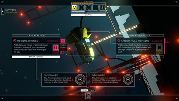 En la imagen: una captura de pantalla del juego Citizen Sleeper.
