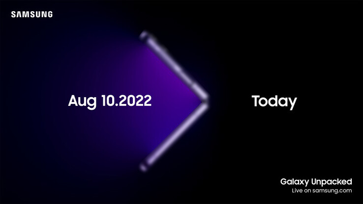 El primer teaser Unpacked de Samsung de agosto de 2022 (Fuente: @evleaks vía Twitter)