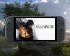 Final Fantasy 16 mostrado en una Switch 2 (Fuente de la imagen: Square Enix, Nintendo of America con ediciones)