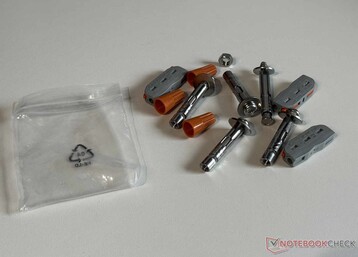 Materiales de instalación en detalle