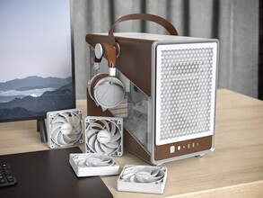 Caja Montech Heritage Pro con ventiladores (Fuente de la imagen: Montech)